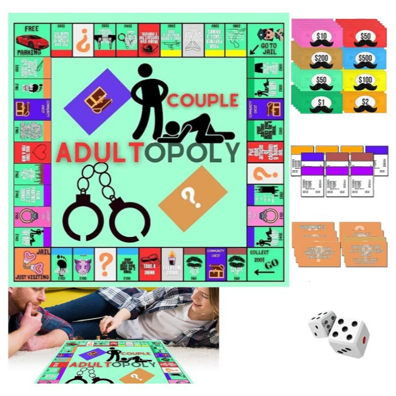 Board Game Unmatched - Couple Chessboard Monopolys Party Game, Adult