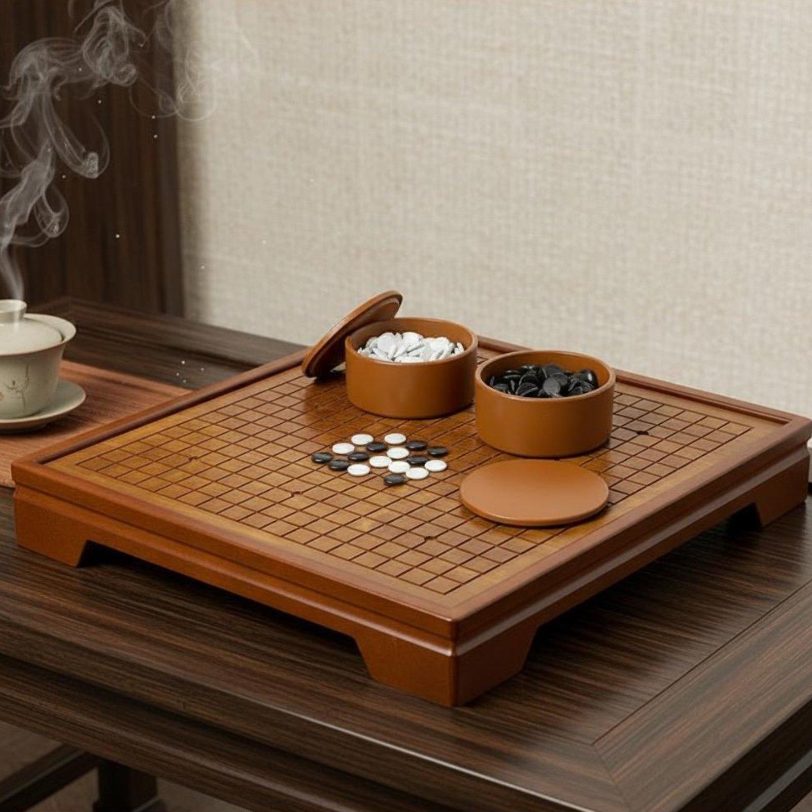 Board Game Strategi - 2 in 1 Chess Abstract Strategy