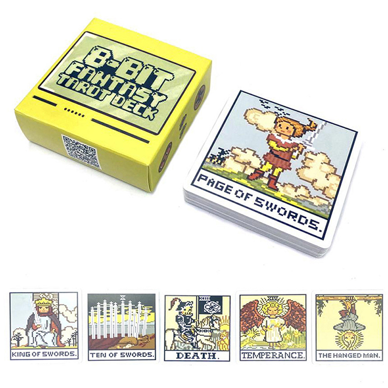 1Box 8 Bit Fantasy Tarot Deck  - đánh giá và giá Board Game Oracle