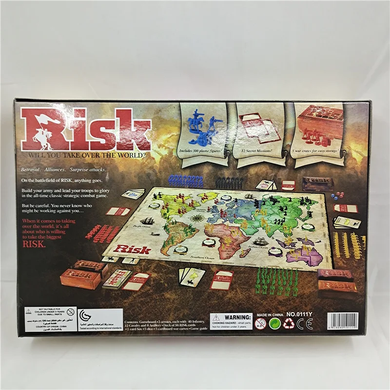 RISK Strategy Board Game suita - đánh giá và giá Board Game Risk