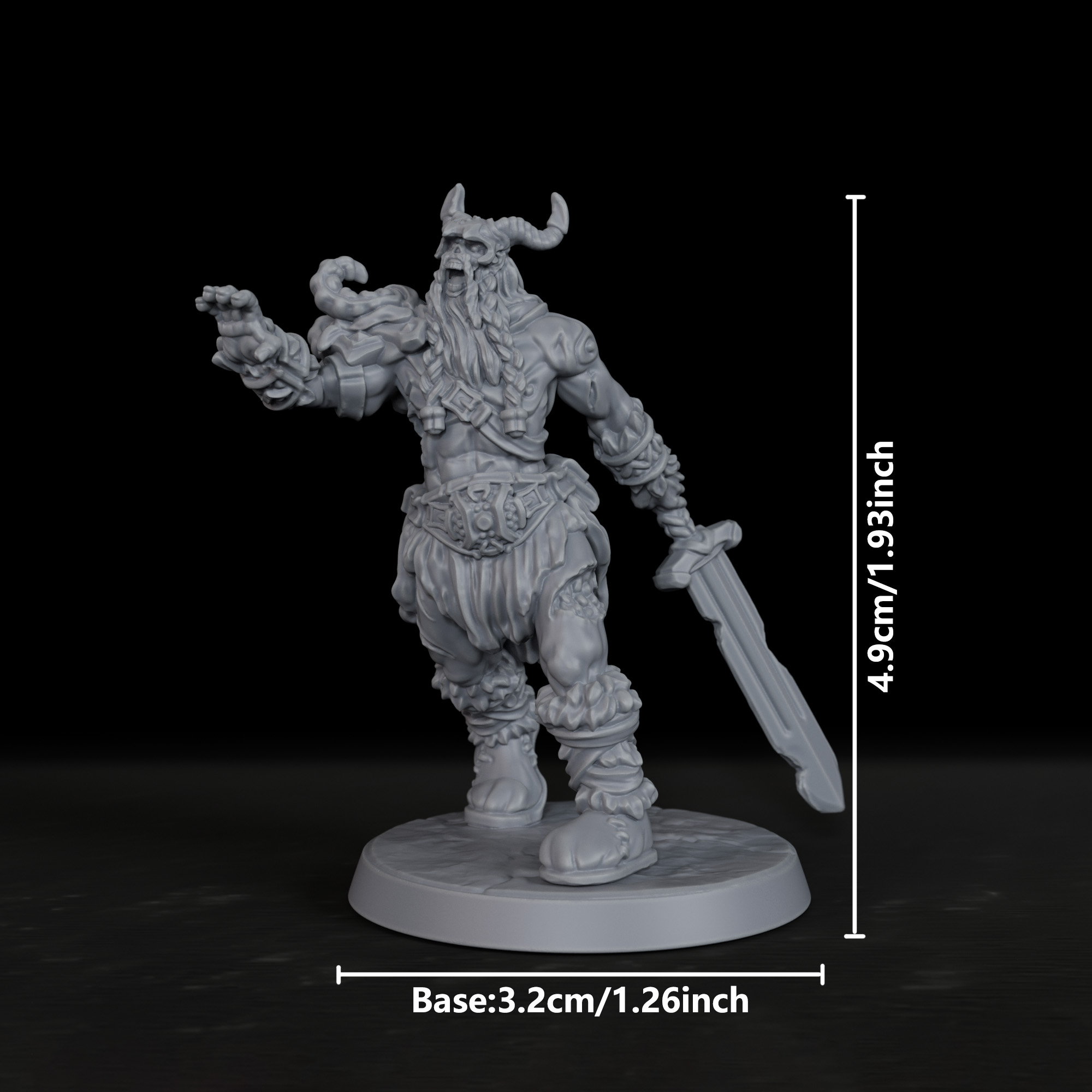 RPG Zombie Frost Giant Miniatu - đánh giá và giá Board Game Zombies