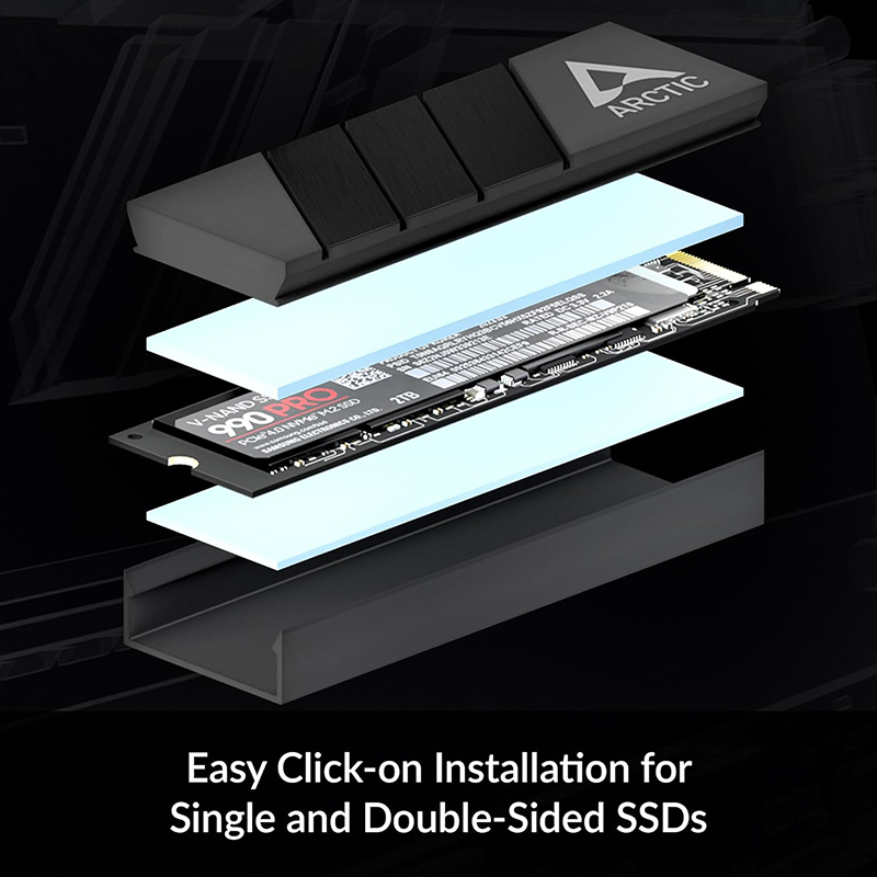 ARCTIC M2 Pro Black heatsink C - đánh giá và giá Board Game Heat