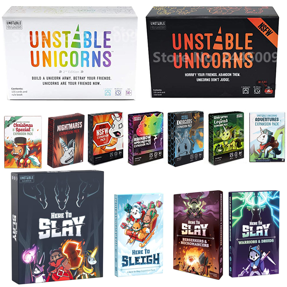 Unicorns card game Christmas S - đánh giá và giá Board Game Zombicide