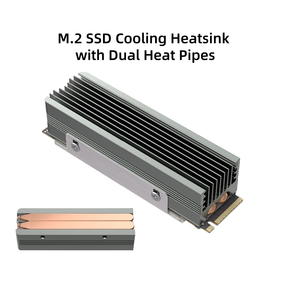 Dual Copper Heat Pipe M.2 SSD  - đánh giá và giá Board Game Heat